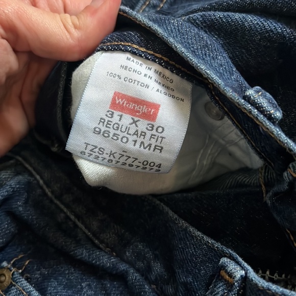 Wrangler Jeans 31x30 - Picture 2 of 4